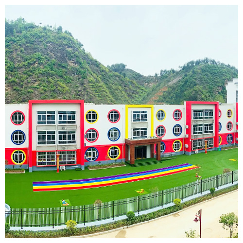 南开高坝店镇中心幼儿园人造草坪跑道